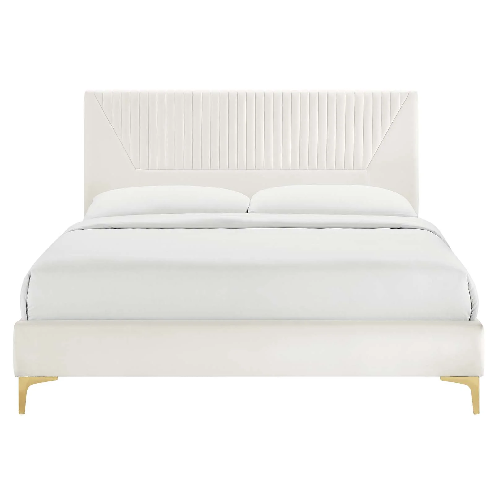 Yasmine Channel Tufted Performance Velvet Queen Platform Bed By Modway - MOD-6980 - Image 27