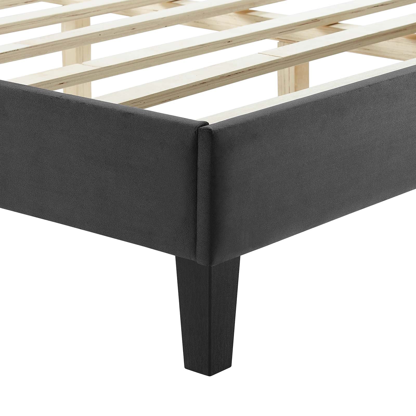 Yasmine Channel Tufted Performance Velvet Twin Platform Bed By Modway - MOD-6988 - Image 6