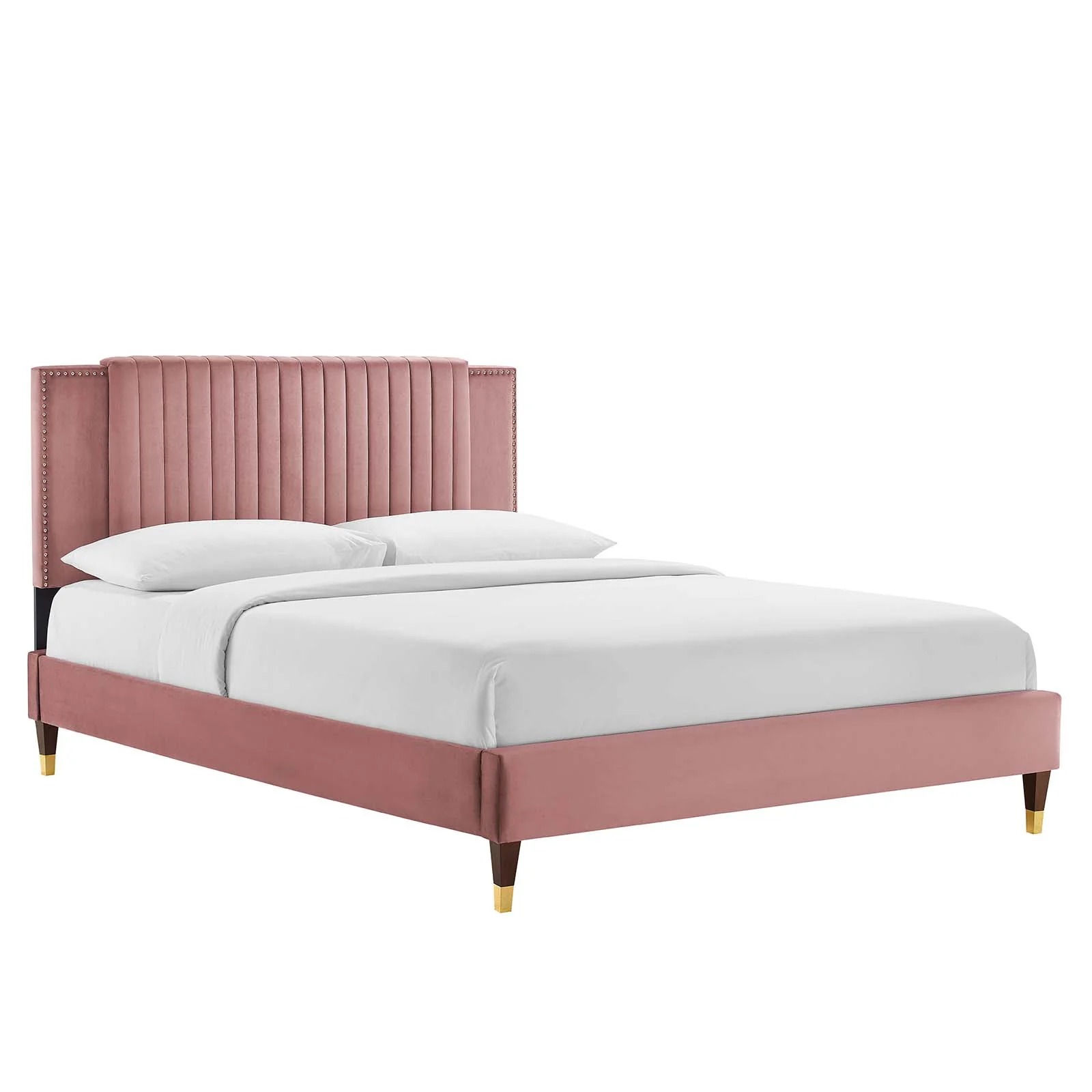 Zahra Channel Tufted Performance Velvet Full Platform Bed By Modway - MOD-6994 - Image 9