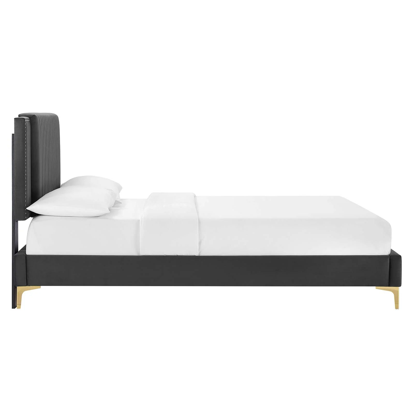 Zahra Channel Tufted Performance Velvet Twin Platform Bed By Modway - MOD-6990 - Image 3
