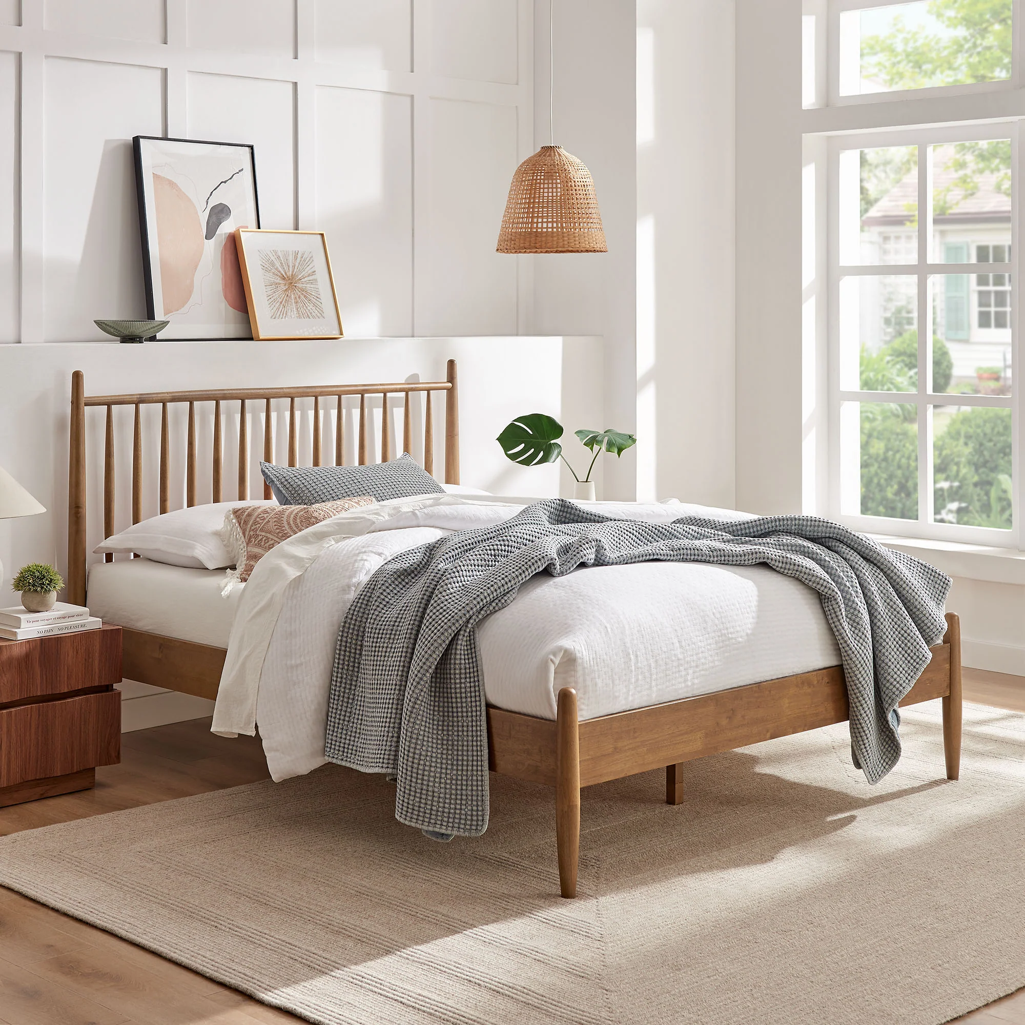 Zane Full Size Spindle Bed Frame by Modway - Image 24