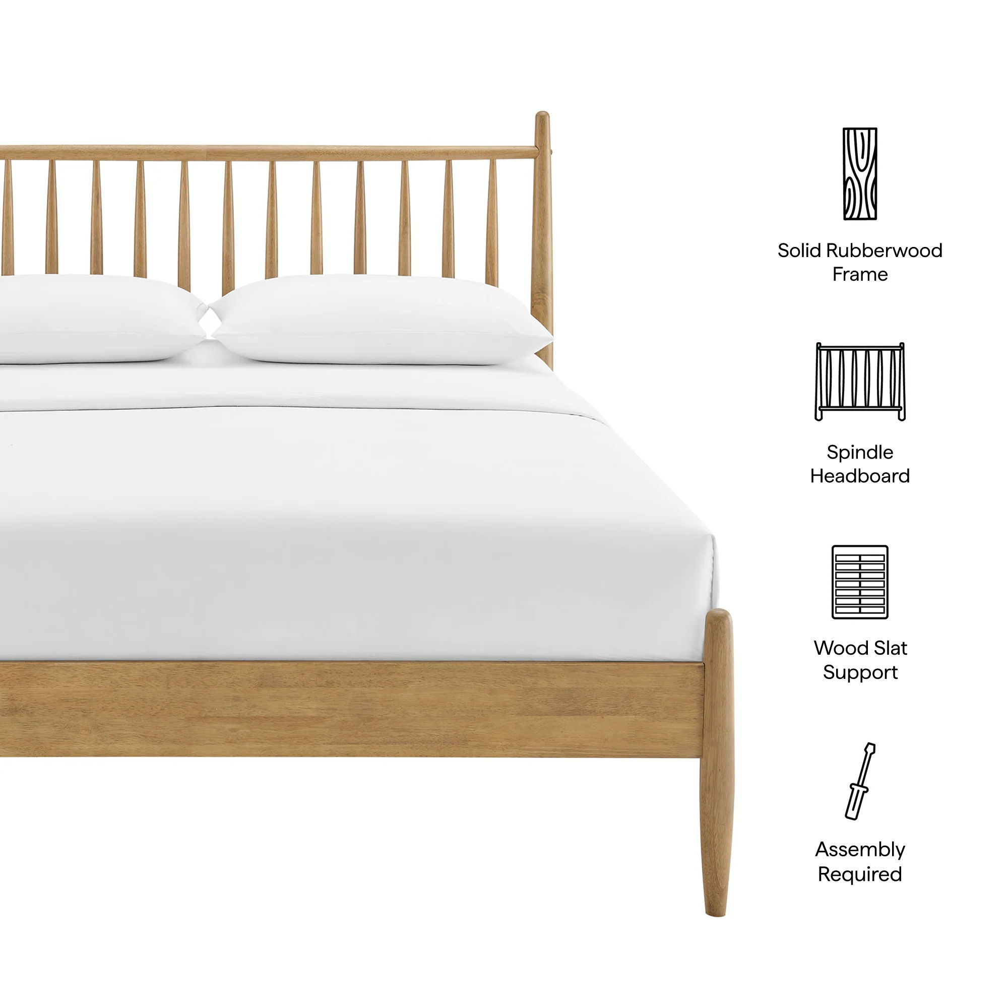 Zane King Size Spindle Bed by Modway - Image 16