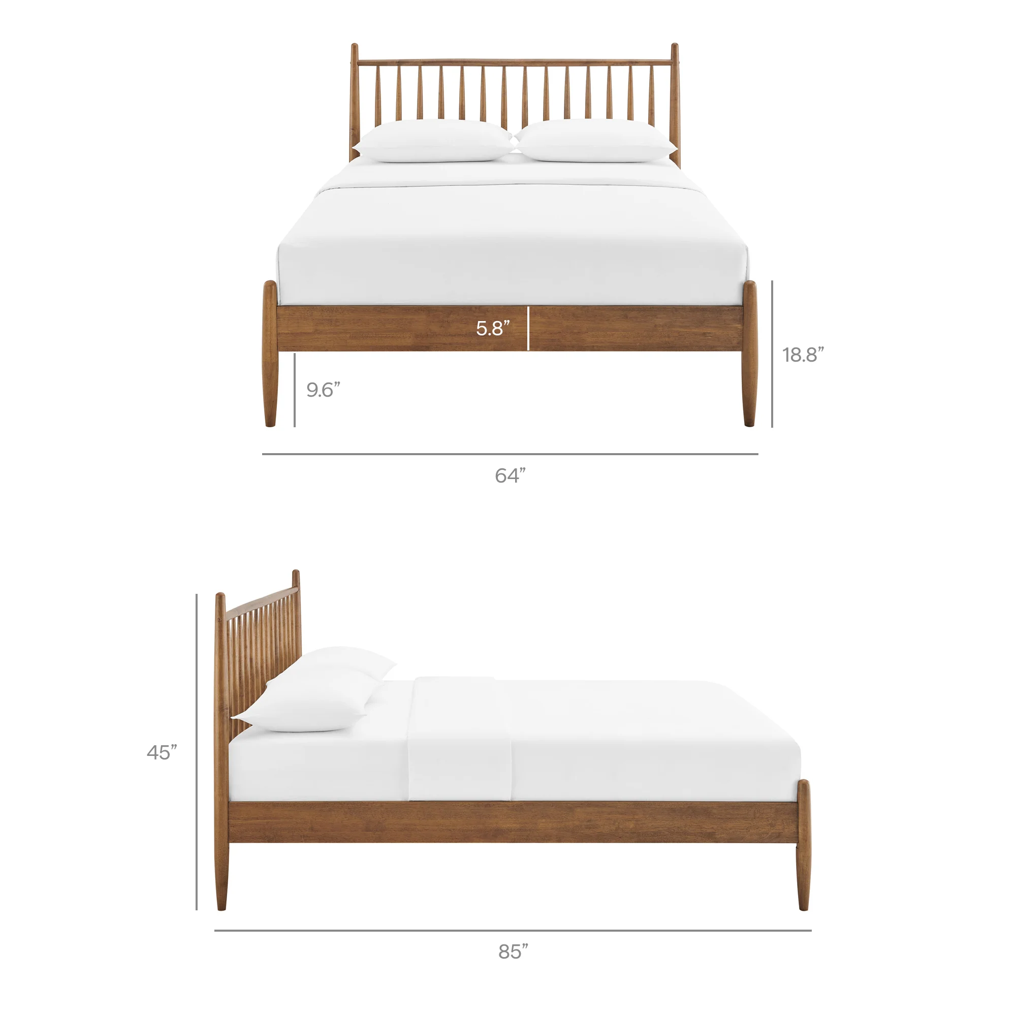 Zane Queen Size Spindle Bed by Modway - Image 26