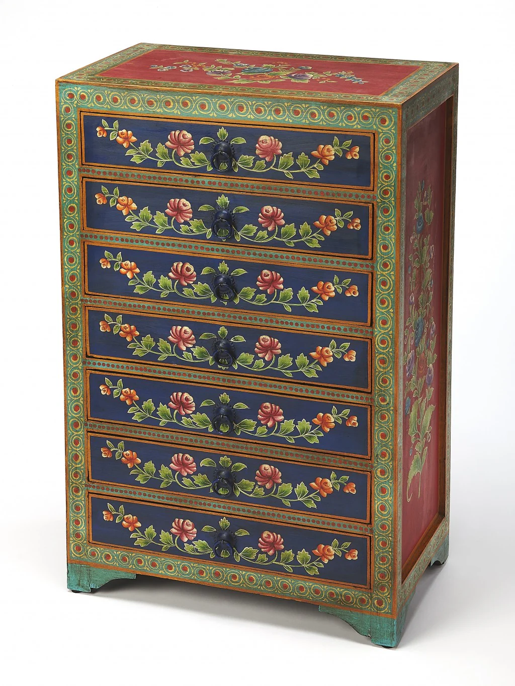 Zara Hand Painted Chest By Homeroots