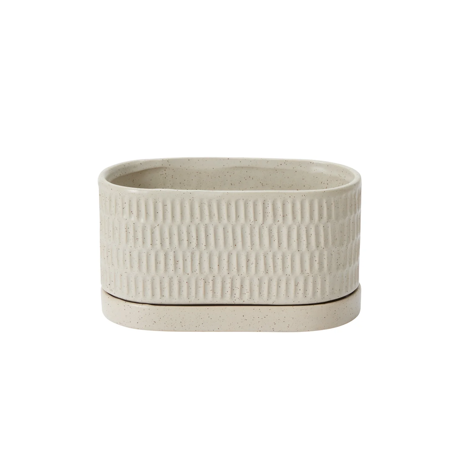 Zelle Planter with Saucer Set of 4 By Accent Decor - Image 5