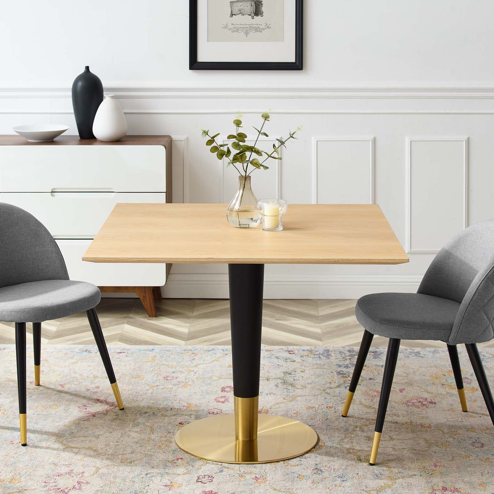 Zinque 40" Square Dining Table By Modway - EEI-5130